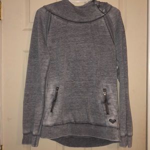 Roxy pullover distressed hoodie